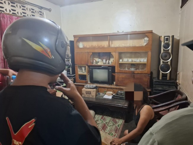 Detik-detik polisi menyergap pelaku. [Dok Polres Pelabuhan Belawan]